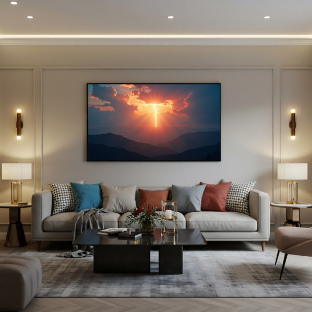Lightning at Dusk Canvas Print (Creator Uploaded)