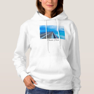 Lightning At Navarre Beach Pier Hoodie