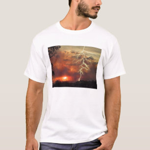 lightning at sunset T-Shirt