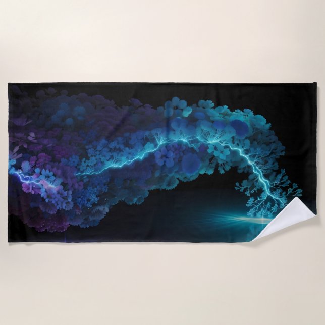 Lightning Beach Towel (Front)