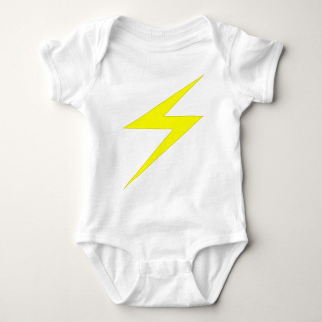 Lightning Bolt Baby Bodysuit (Front)