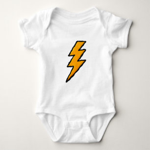 Lightning bolt baby bodysuit
