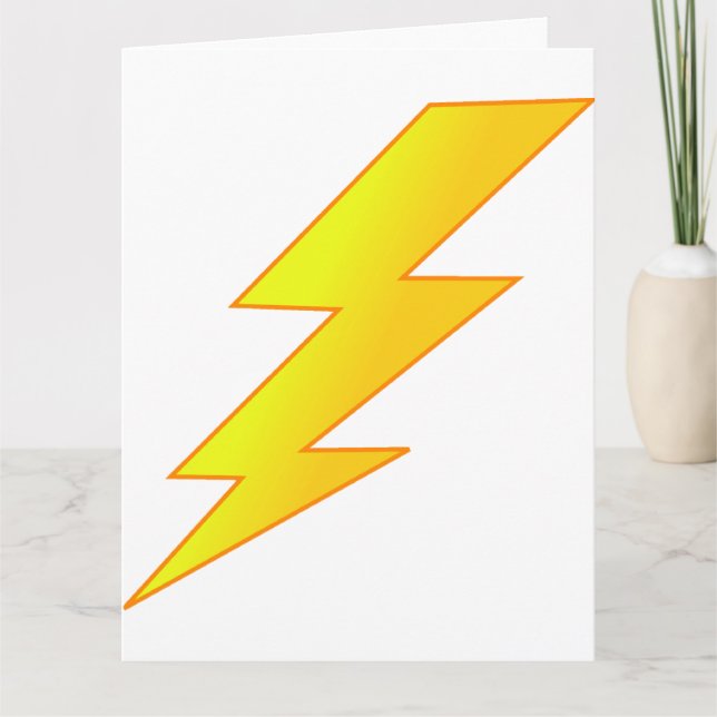 lightning bolt card (Front)