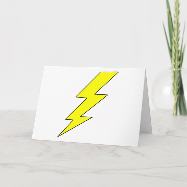 Lightning Bolt Card (Front)