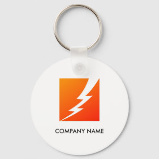 Lightning Bolt Customisable Keychain
