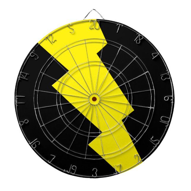 "Lightning Bolt" Dartboard (Front)