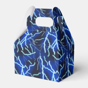 Lightning Bolt Electricity Thunderstorm Night Sky Favour Box