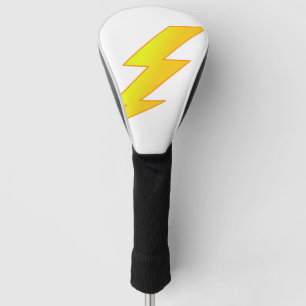 lightning bolt golf head cover