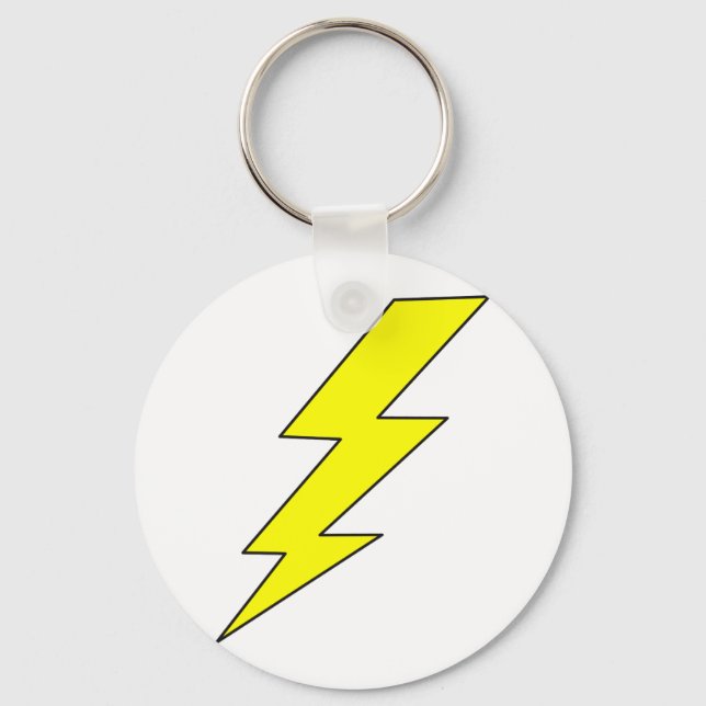 Lightning Bolt Key Ring (Front)