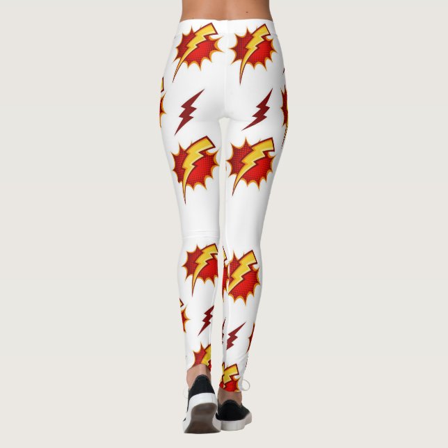 Lightning Bolt Leggings (Back)