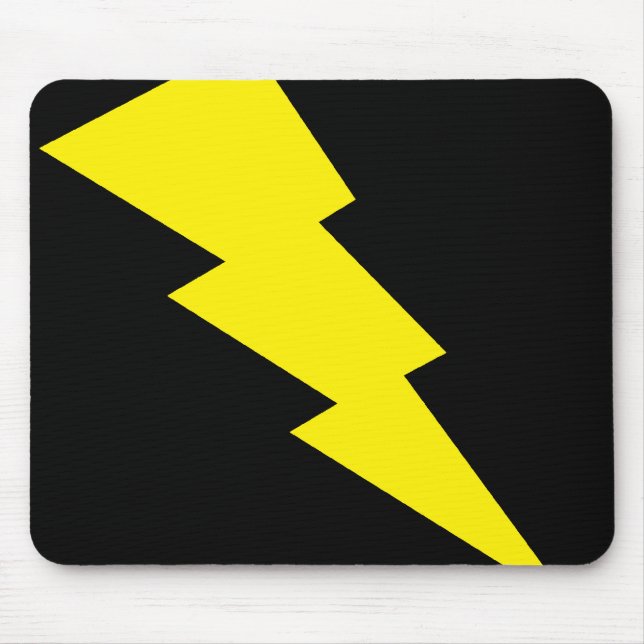 "Lightning Bolt" Mousepad (Front)
