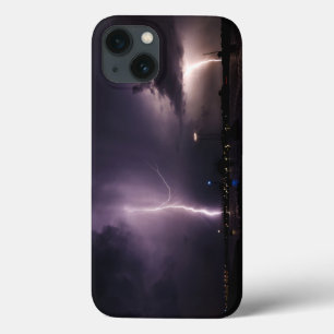 Lightning Bolt Over Harbour City iPhone 13 Case