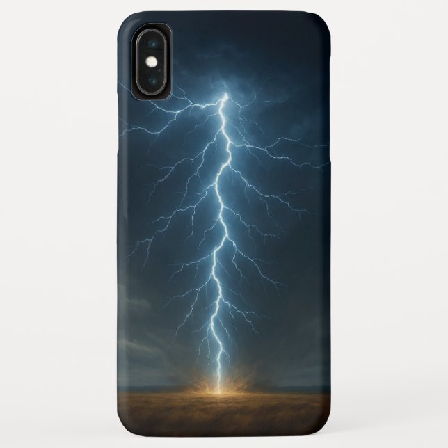 Lightning Bolt Phone Case – Electrifying Style (Back)
