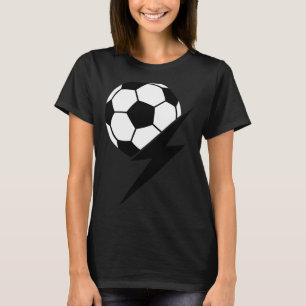 Lightning Bolt Soccer Coach Instructor Or Team Lea T-Shirt