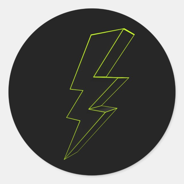 Lightning Bolt Stickers (Front)