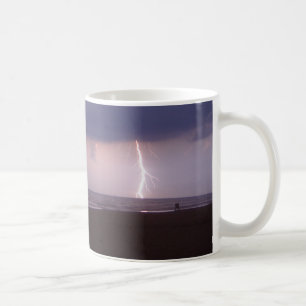 Lightning Bolt Strike Ocean Daytona Beach FL Mug