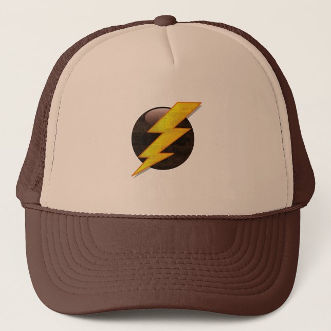 Lightning Bolt Trucker Hat (Front)