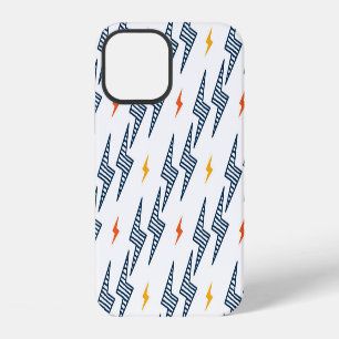 Lightning Bolts Doodle Seamless Flash iPhone 12 Case