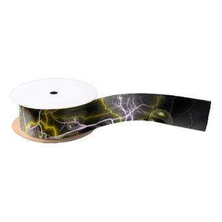Lightning Bubbles Ribbon Satin Ribbon