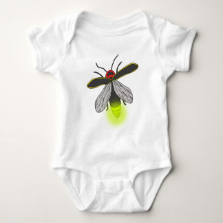 lightning bug flight lit baby bodysuit