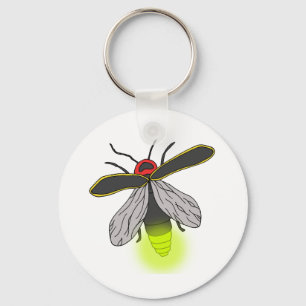 lightning bug flight lit key ring