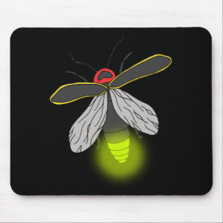 lightning bug flight lit mouse pad