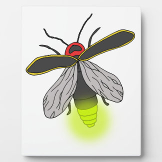 lightning bug flight lit plaque