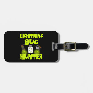 lightning bug hunter luggage tag