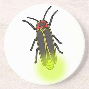 lightning bug lit coaster