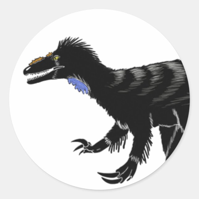 Lightning Claw small round sticker (Front)