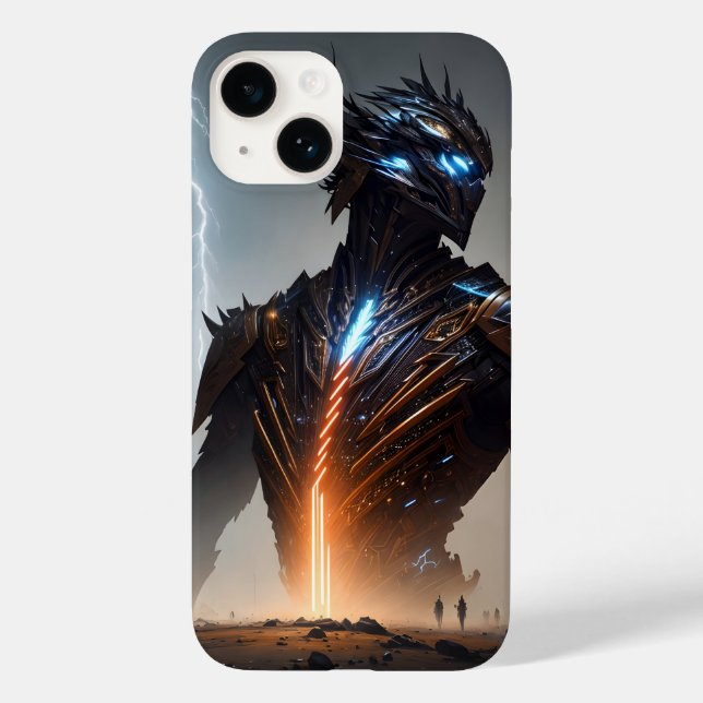 Lightning Cyborg Warrior Case-Mate iPhone Case (Back)