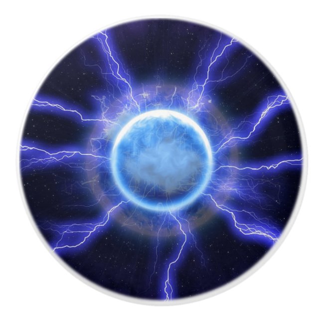 Lightning Energy Custom Ceramic Knob (Front)