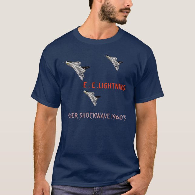Lightning Fighter 'Silver Shockwave' T-Shirt (Front)