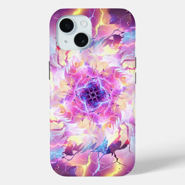 Lightning Fire Ball Blast Case-Mate iPhone Case (Back)
