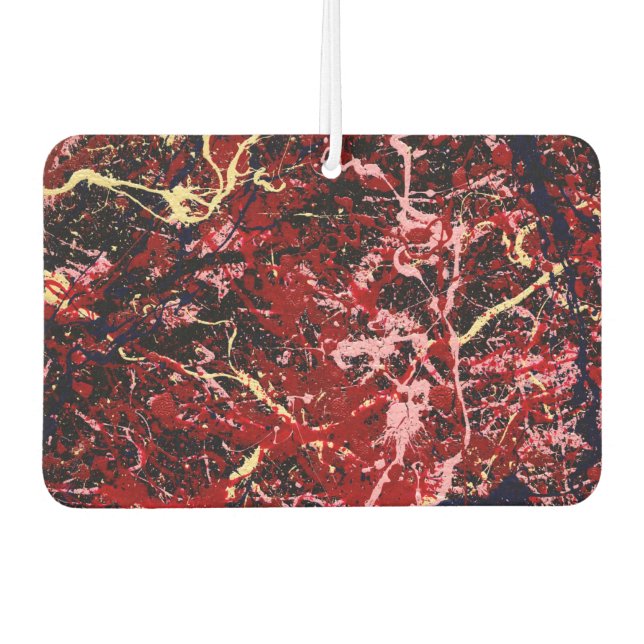LIGHTNING FLASH (an abstract art design) ~ Car Air Freshener (Front)