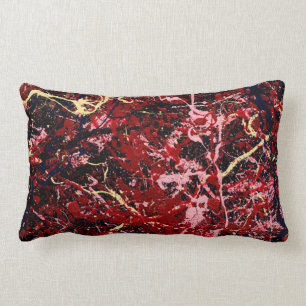 LIGHTNING FLASH (an abstract art design) ~ Lumbar Cushion