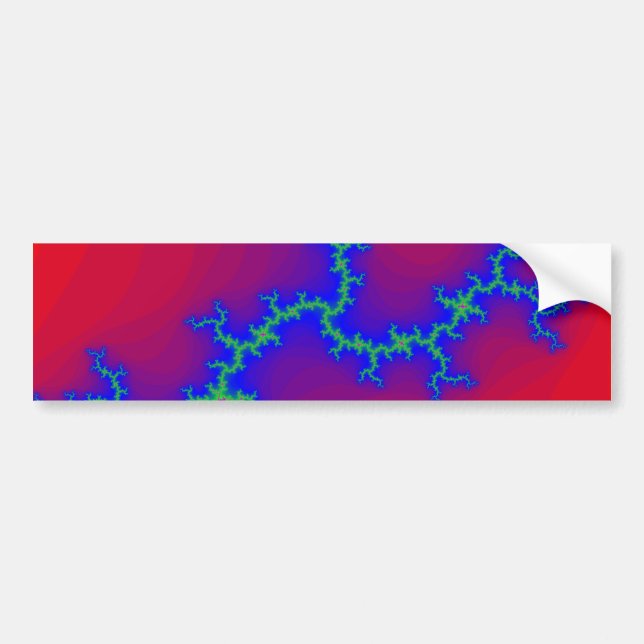 Lightning Fractal: Bumper Sticker (Front)