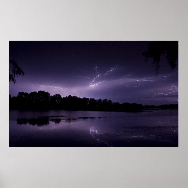 Lightning framed print 2 (Front)