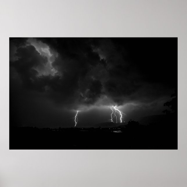 LIGHTNING ILLUSTRATION POSTER (Front)