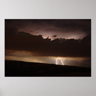 Lightning in Boulder Poster