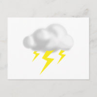 Lightning in Thunderstorm Cloud