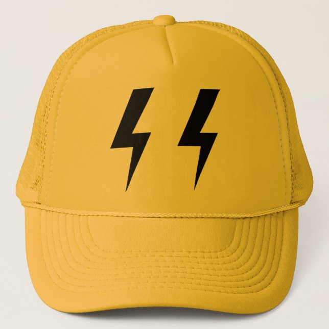LIGHTNING JACK ® Monster Trucker Trucker Hat (Front)