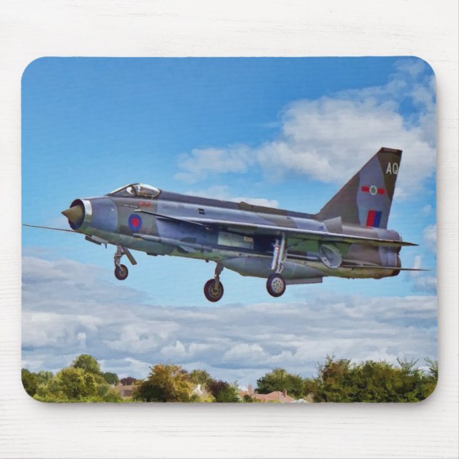 Lightning Jet Mouse Pad (Front)