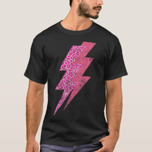 Lightning Leopard,vintage Retro Funny Gym Workout T-Shirt