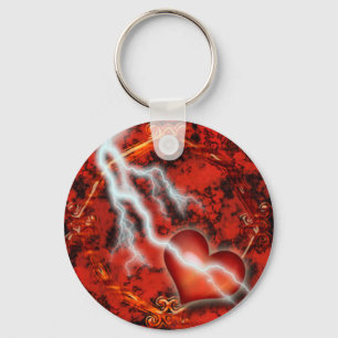 Lightning Love Key Ring