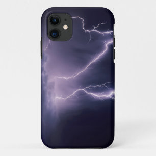 Lightning over Salt Lake Valley, Utah. Case-Mate iPhone Case