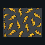 Lightning Pattern Postcard<br><div class="desc">Fun and pop pattern of thunder bolt illustration.</div>