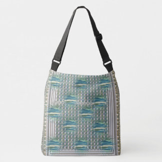 Lightning Sea Teal Blue  Crossbody Bag