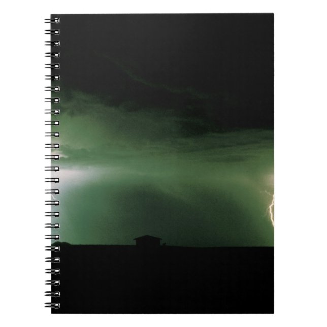 Lightning. Spiral Notebook (Front)