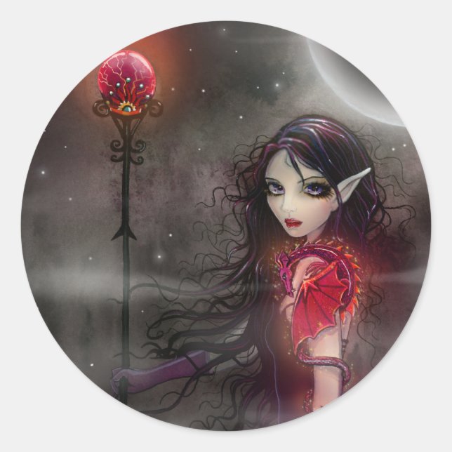 Lightning Stone Fairy Dragon Stickers (Front)